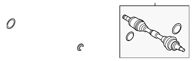 Axle Assembly - Mazda (gt072560x)