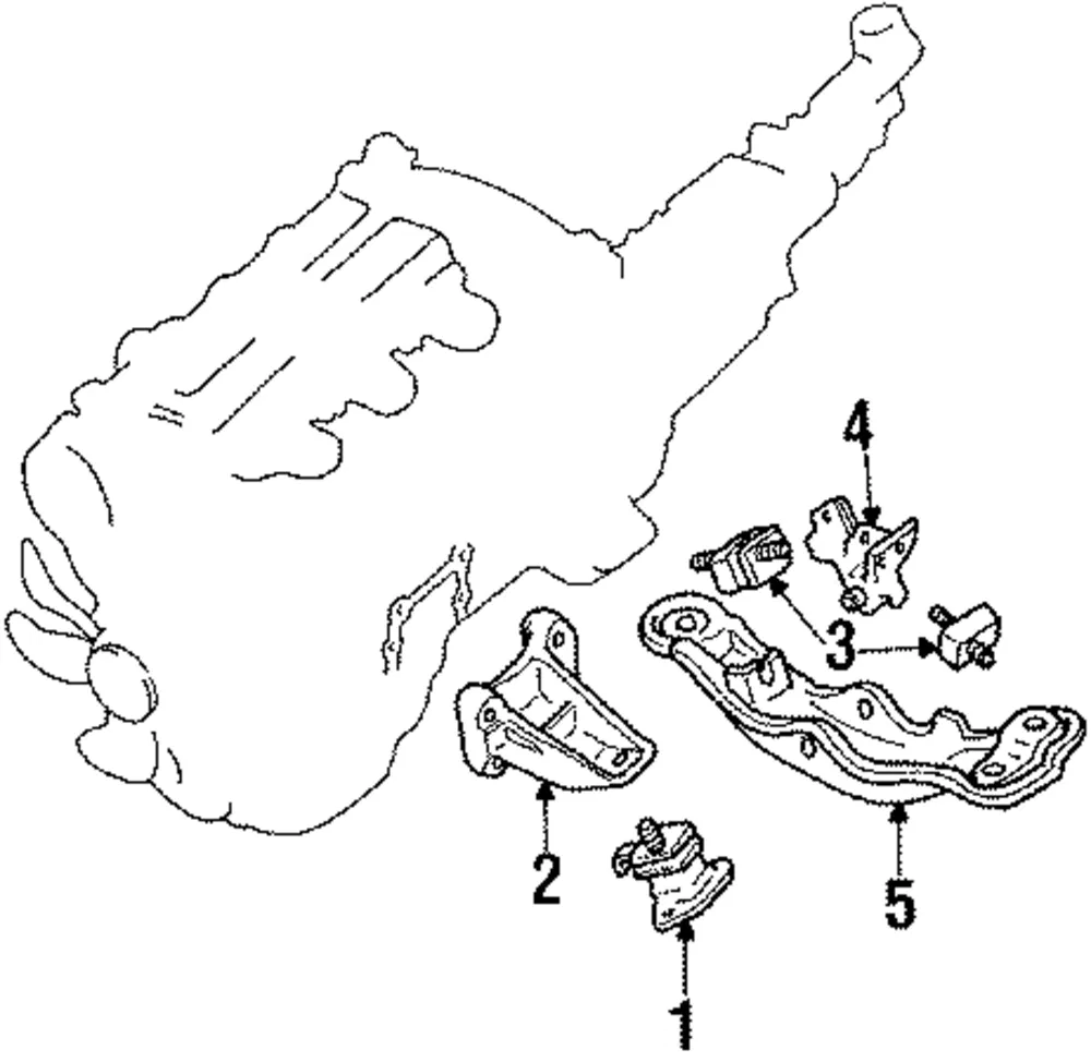 Engine Cross-Member - Mazda (h26739380d)