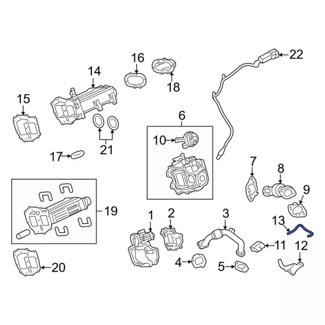 Exhaust Gas Re-Circulation (Egr) Valve Control Solenoid Connector - Ford (hc3z9d430b) - view 4