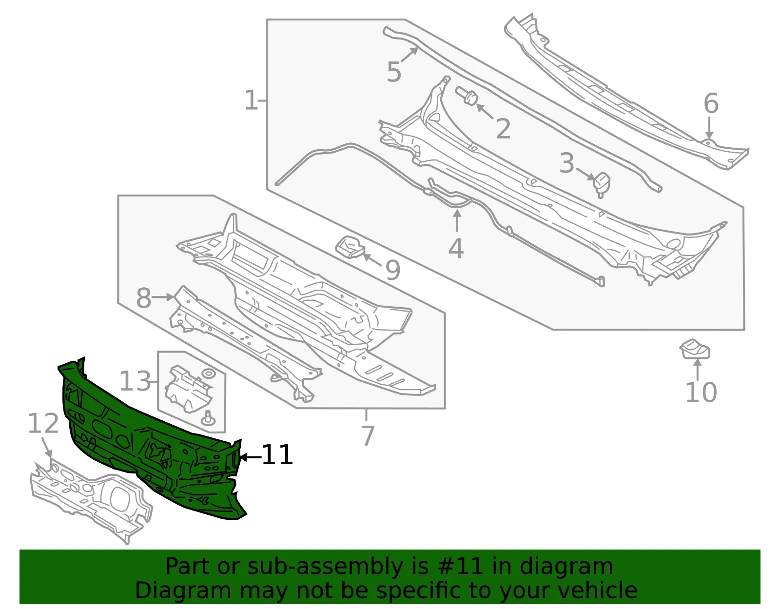 Engine Compartment Insulation - Ford (hs7z5401670e) - view 2