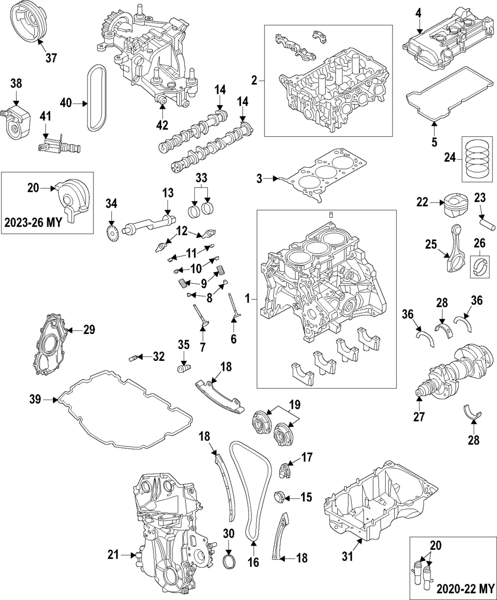 Engine Piston - Ford (hx7z6108e) - view 4