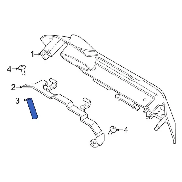 Engine Cover Stud - Ford (jl3z00814a) - view 2