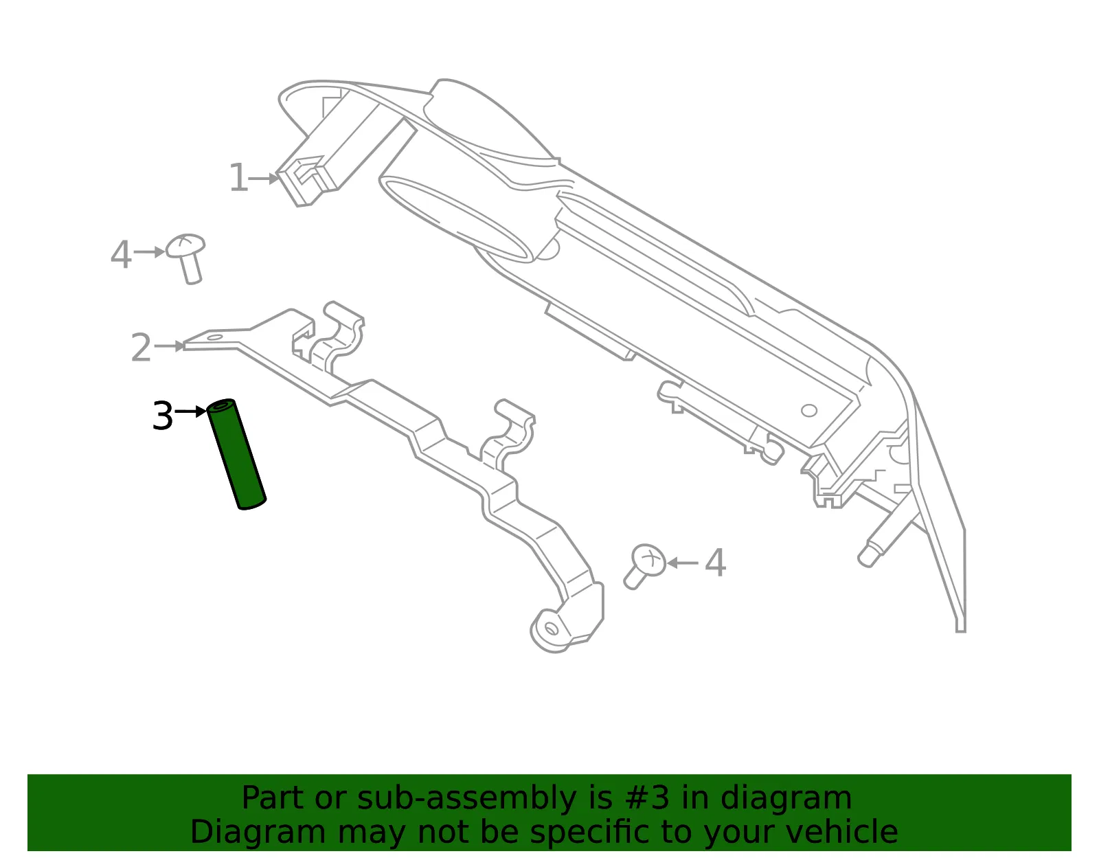 Engine Cover Stud - Ford (jl3z00814a) - view 7