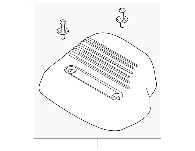 Engine Cover - Ford (jm5z6a949a) - view 3