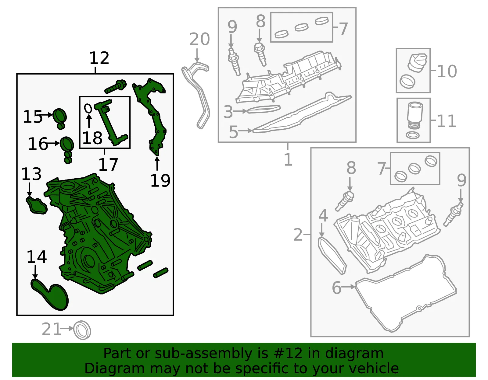Engine Timing Cover - Ford (jt4z6019b) - view 4