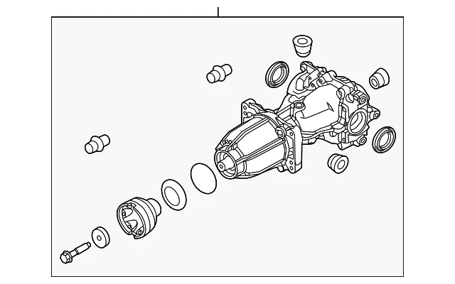 Axle Assembly Rear - Ford (k2gz4000au)