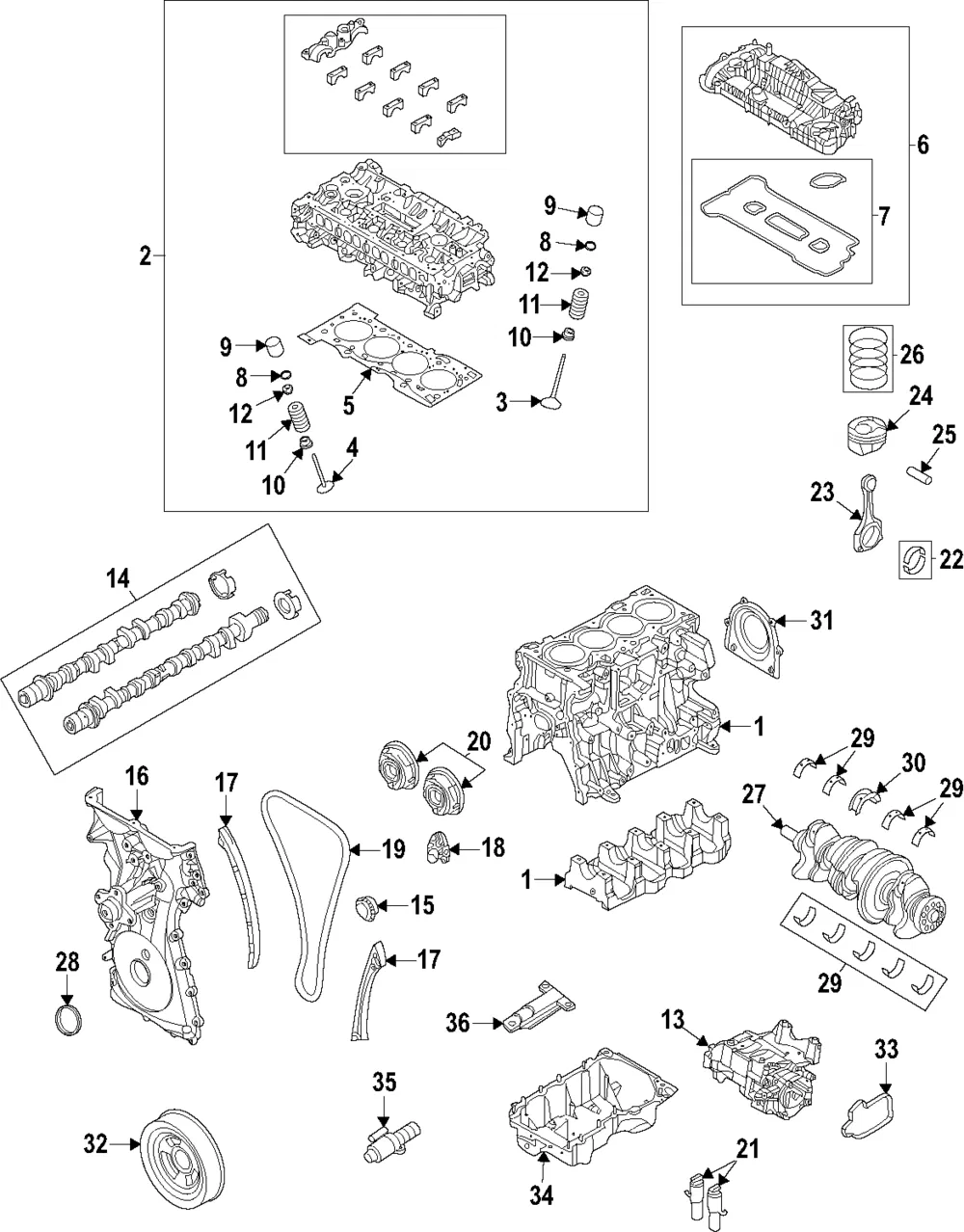 Engine Oil Pump - Ford (k2gz6a311a)