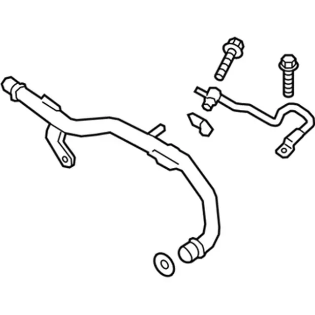 Engine Coolant Pipe - Ford (kb3z8592b)