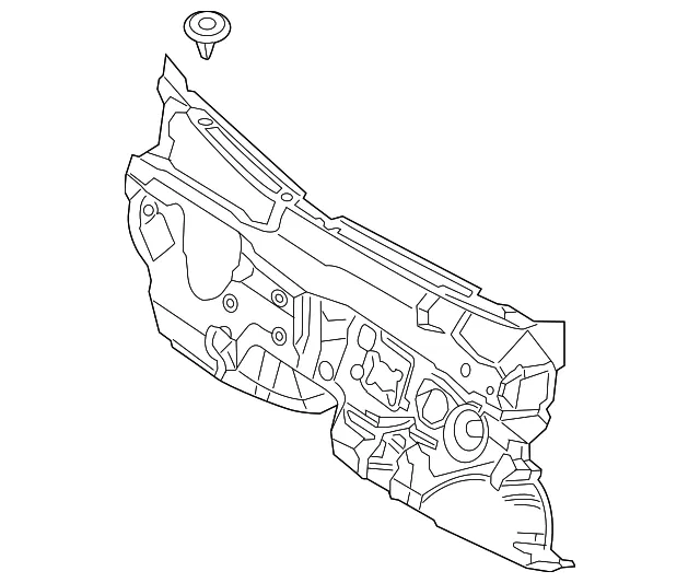 Engine Compartment Insulation - Mazda (kl3b6863x)