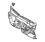 Engine Compartment Insulation - Mazda (kl3b6863x) - view 3