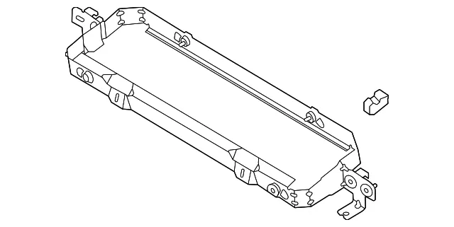 Automatic Transmission Oil Cooler Bracket - Ford (kr3z7b142a) - view 2
