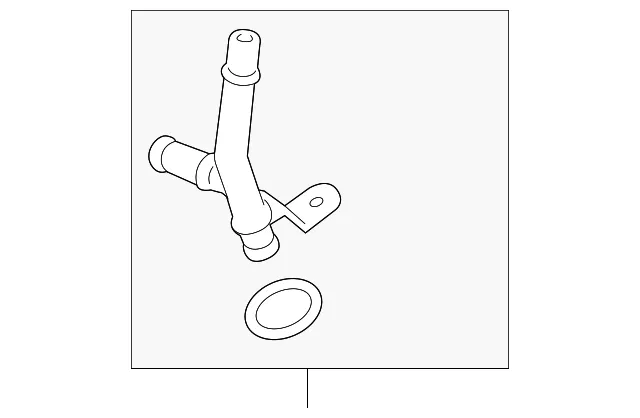 Engine Coolant Pipe - Ford (kr3z8d031a) - view 3