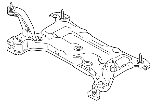 Engine Cradle - Ford (kv6z5019b) - view 2