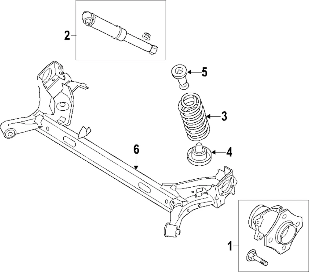 Axle Assembly - Ford (kv6z5035d)