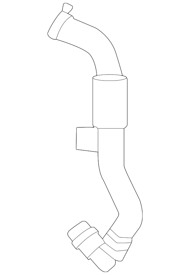 Engine Coolant Overflow Hose - Ford (l1mz8a577b) - view 4