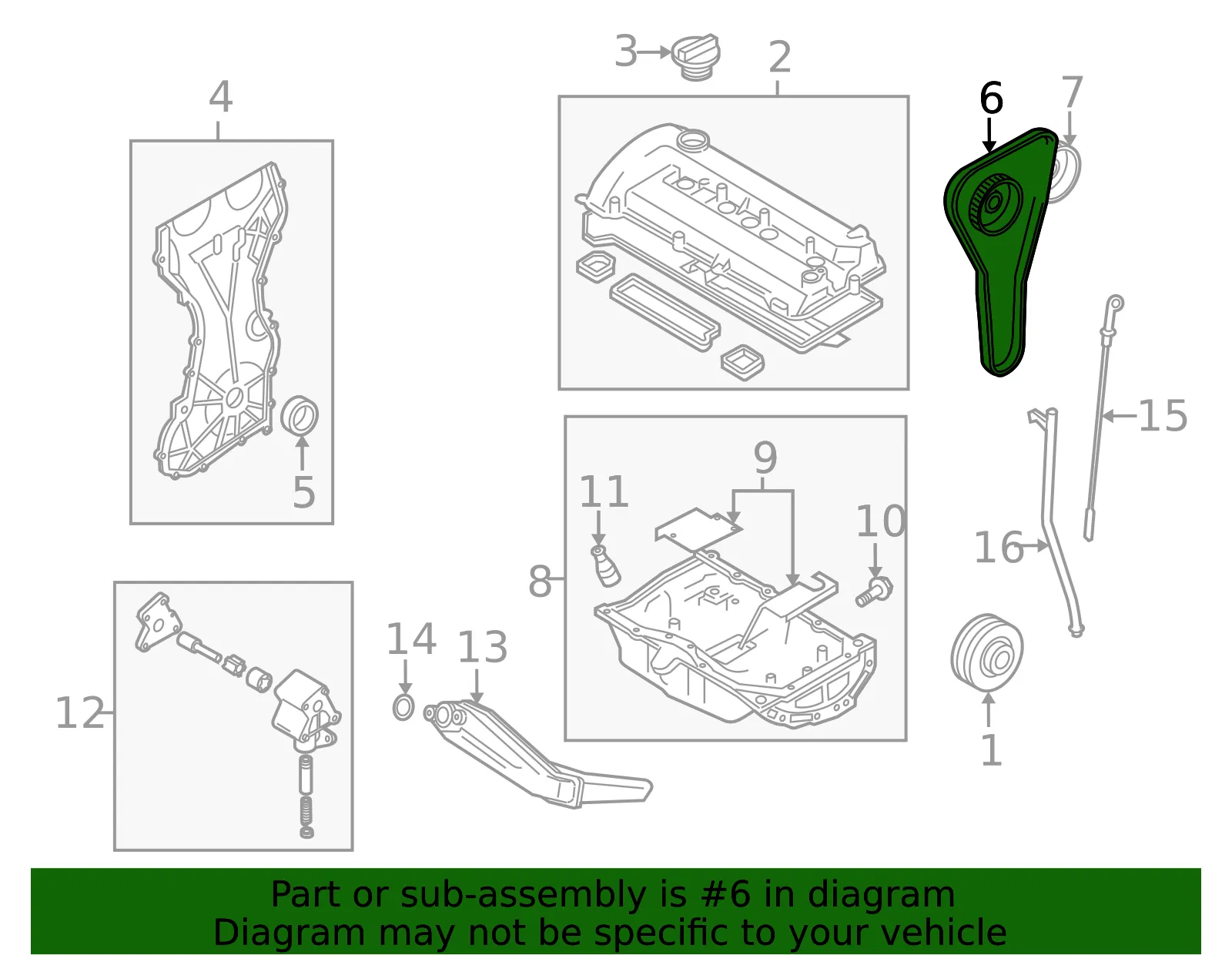 Engine Timing Chain - Mazda (l31j14151) - view 2