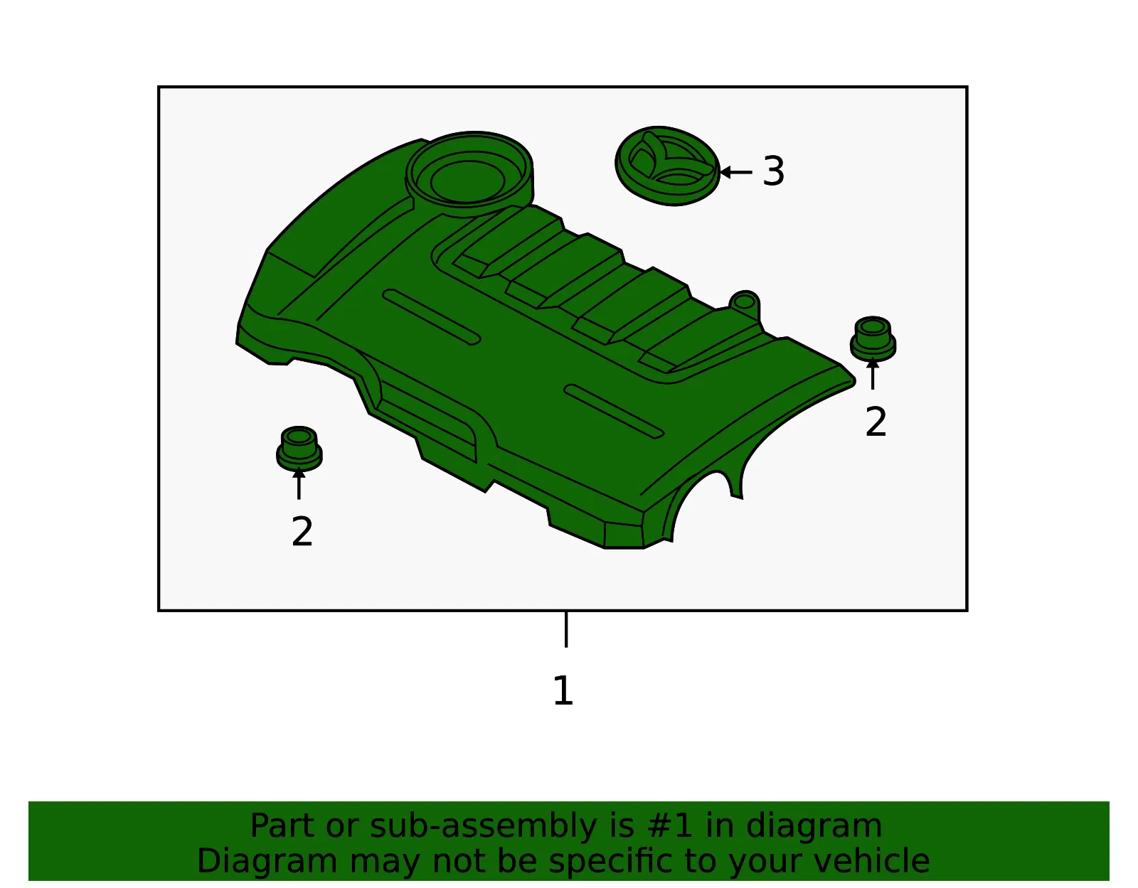 Engine Cover - Mazda (l3k2102f0c) - view 2