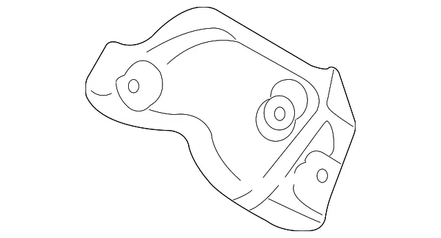 Exhaust Manifold Heat Shield - Mazda (l3k913380)