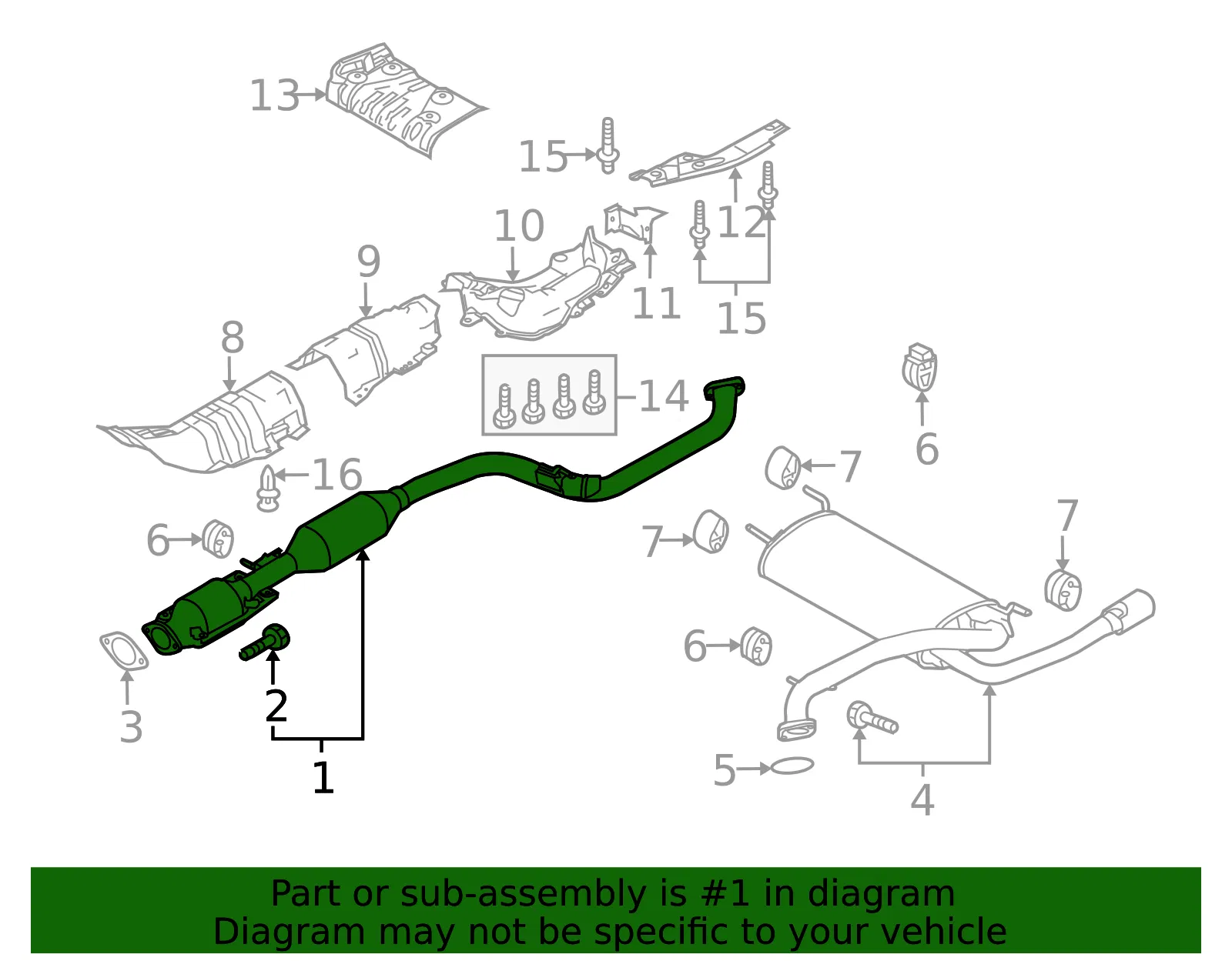 Catalytic Converter - Mazda (l5202055xb) - view 2