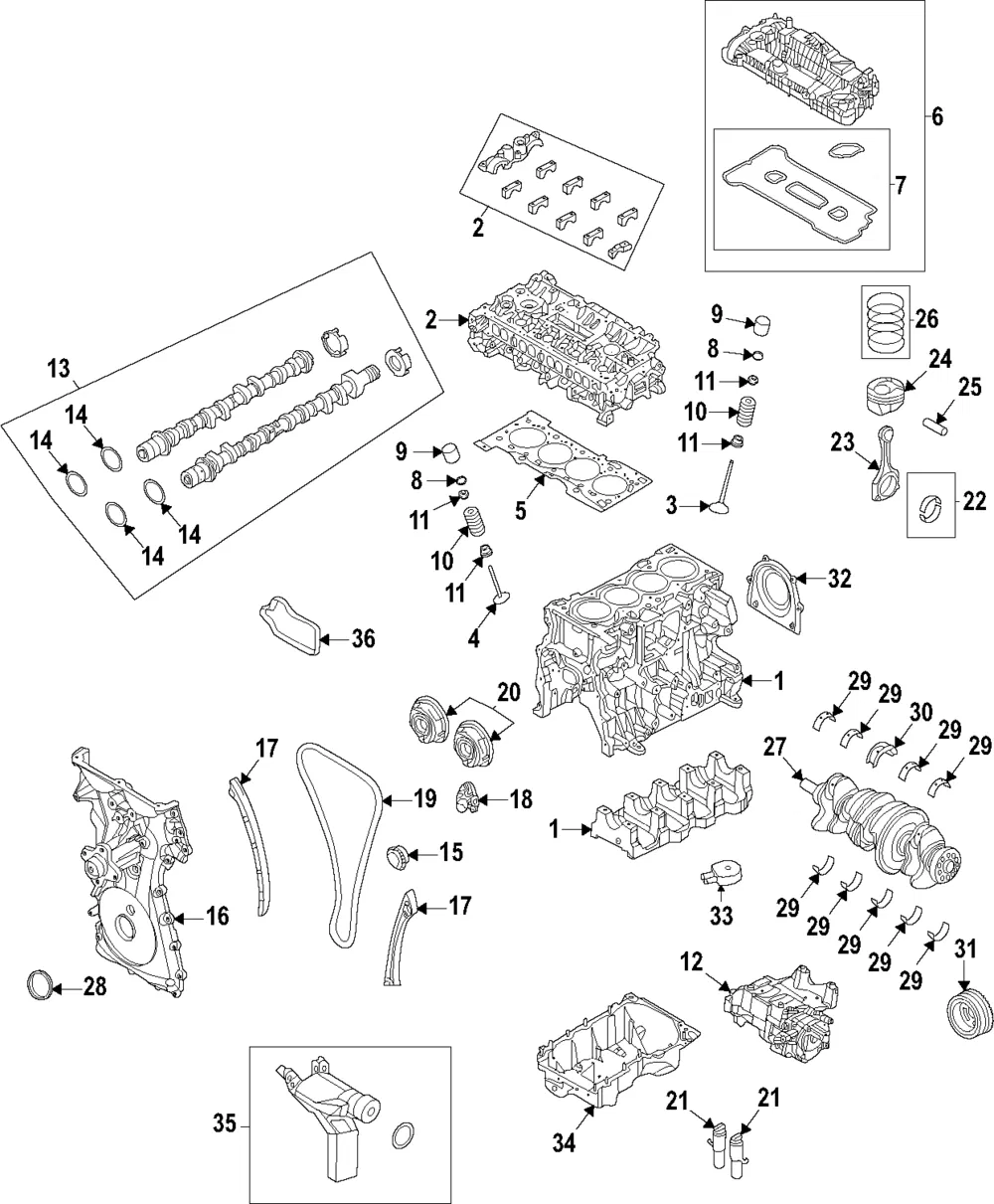Crankshaft Assembly - Ford (lb5z6303d)