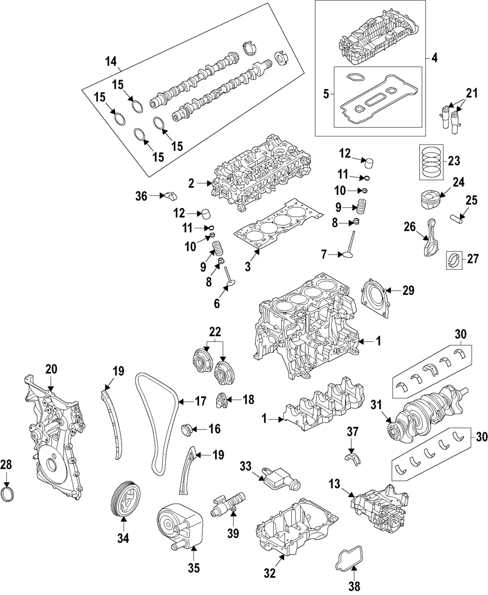 Engine Oil Pump - Ford (lb5z6a311a) - view 2