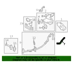 Exhaust Gas Re-Circulation (Egr) Cooler Bracket - Ford (lb5z9f465a) - view 6