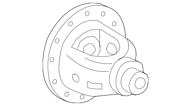 Differential Assembly - Ford (lc3z4026b) - view 3