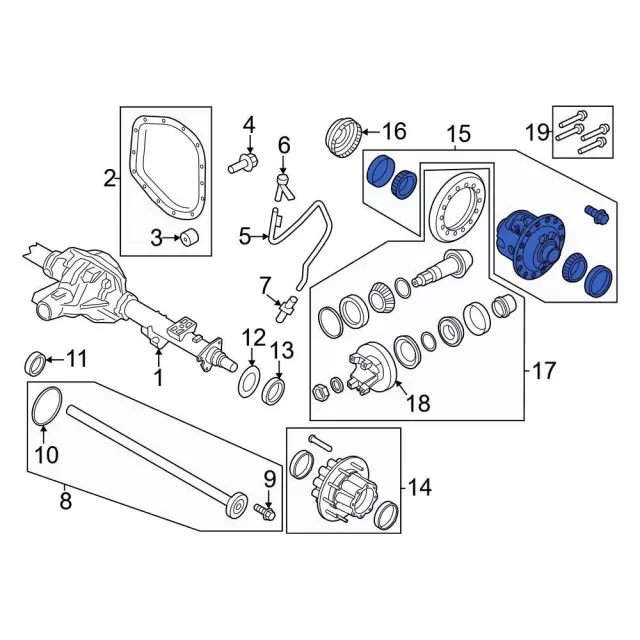 Differential Assembly - Ford (lc3z4026k)