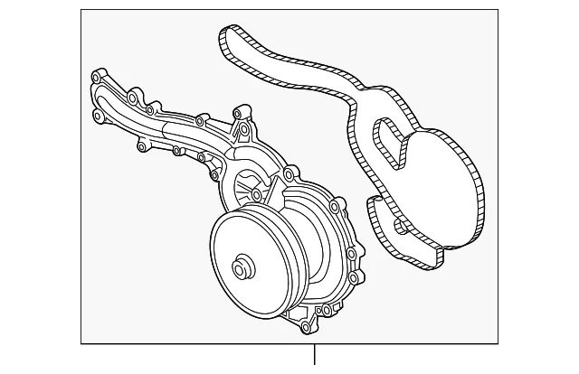 Engine Water Pump - Ford (lc3z8501b) - view 4