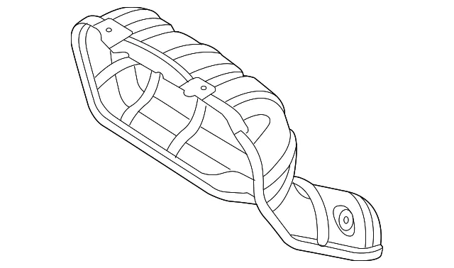 Exhaust Manifold Heat Shield - Mazda (lf6713390d)