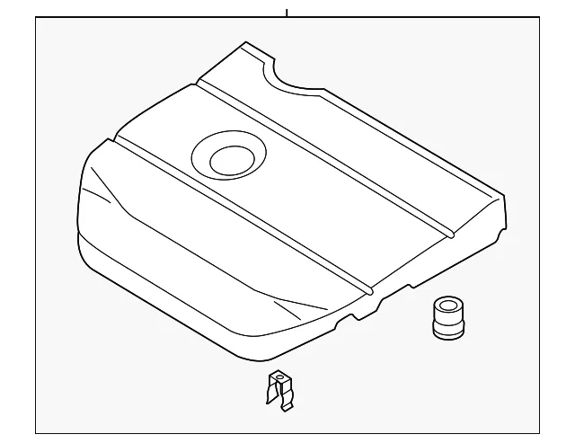 Engine Cover - Mazda (lf96102f0c)