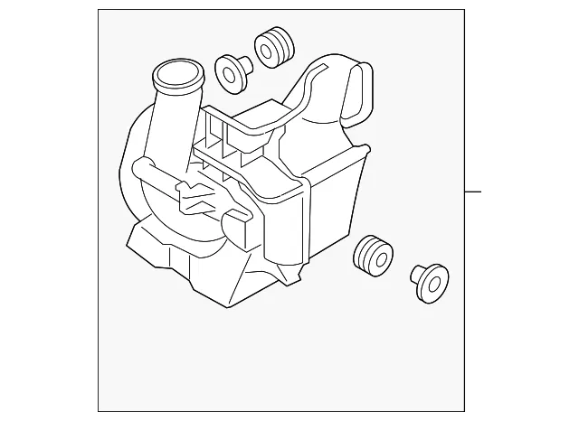 Engine Air Intake Hose - Mazda (lfb613200a)