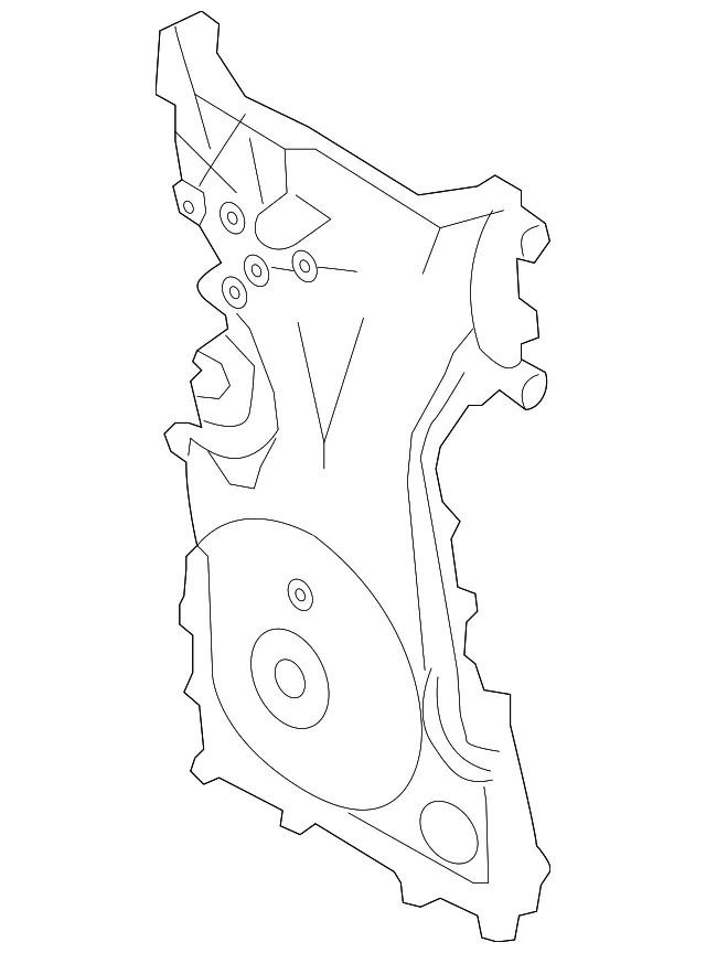 Engine Timing Cover - Mazda (lfe210500a)