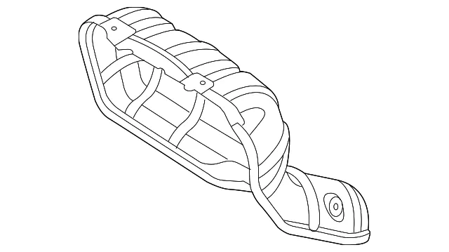 Exhaust Manifold Heat Shield - Mazda (lfk913390a)