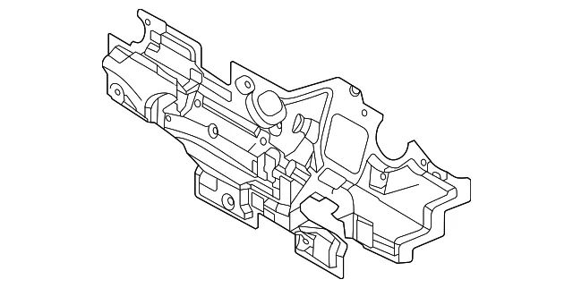Engine Compartment Insulation - Ford (lj8z5801588d) - view 2
