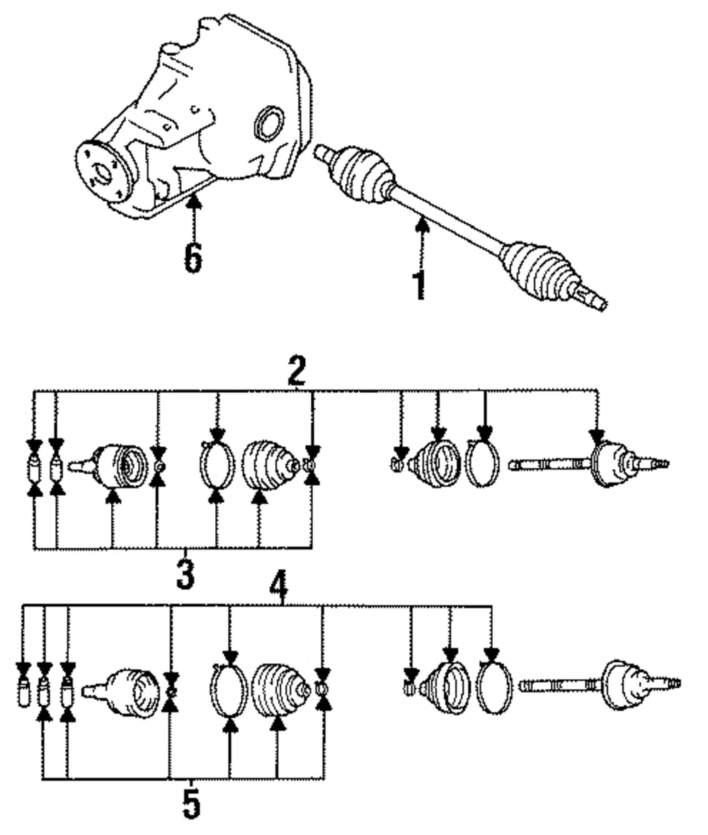 Axle Assembly - Mazda (ma1025500)