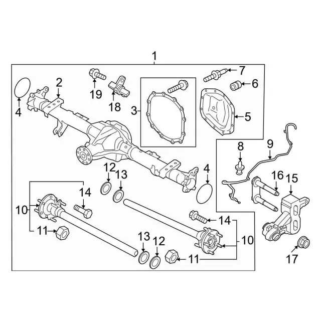 Differential Carrier Assembly - Ford (mb3z4141g)