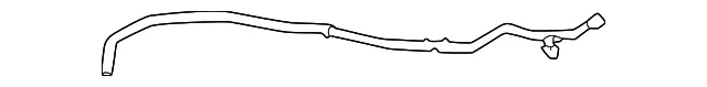 Engine Coolant Overflow Hose - Ford (mb3z8063d)