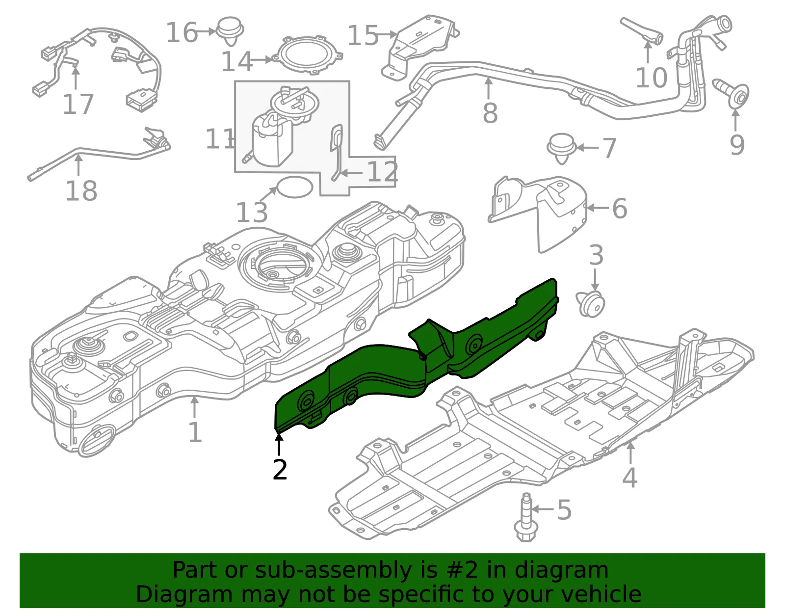 Fuel Tank Shield - Ford (mb3z9a032a) - view 4