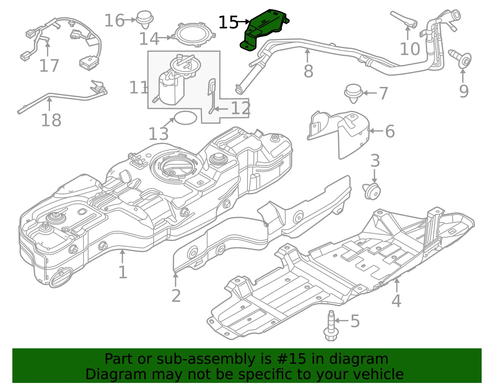 Fuel Pump Shield - Ford (mb3z9b007a) - view 4