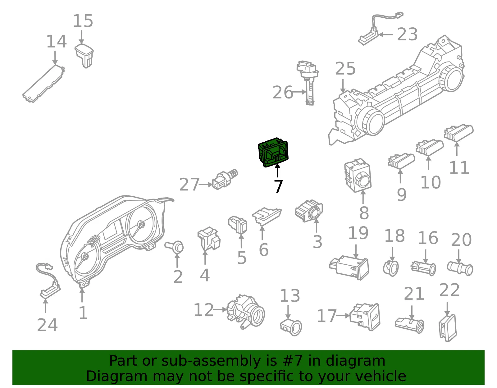 Transfer Case Switch - Ford (ml3z19h540aa) - view 5