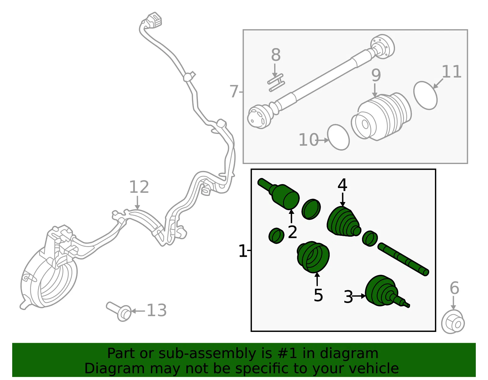 Axle Assembly - Ford (ml3z3a427c) - view 3