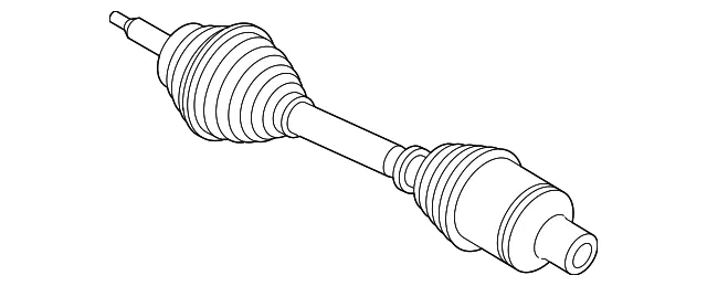 Axle Assembly - Ford (ml3z3a428d) - view 3