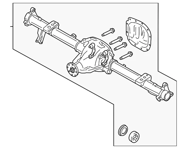 Axle Housing - Ford (ml3z4010e)