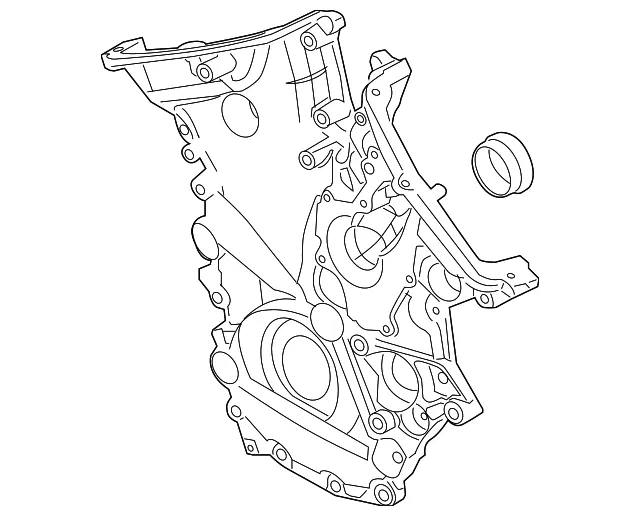 Engine Timing Cover - Ford (ml3z6019a) - view 3