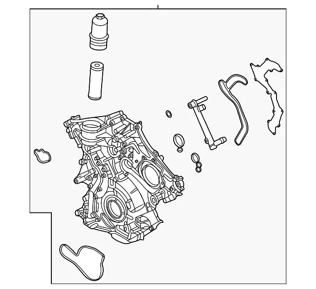 Engine Timing Cover - Ford (ml3z6019c) - view 4