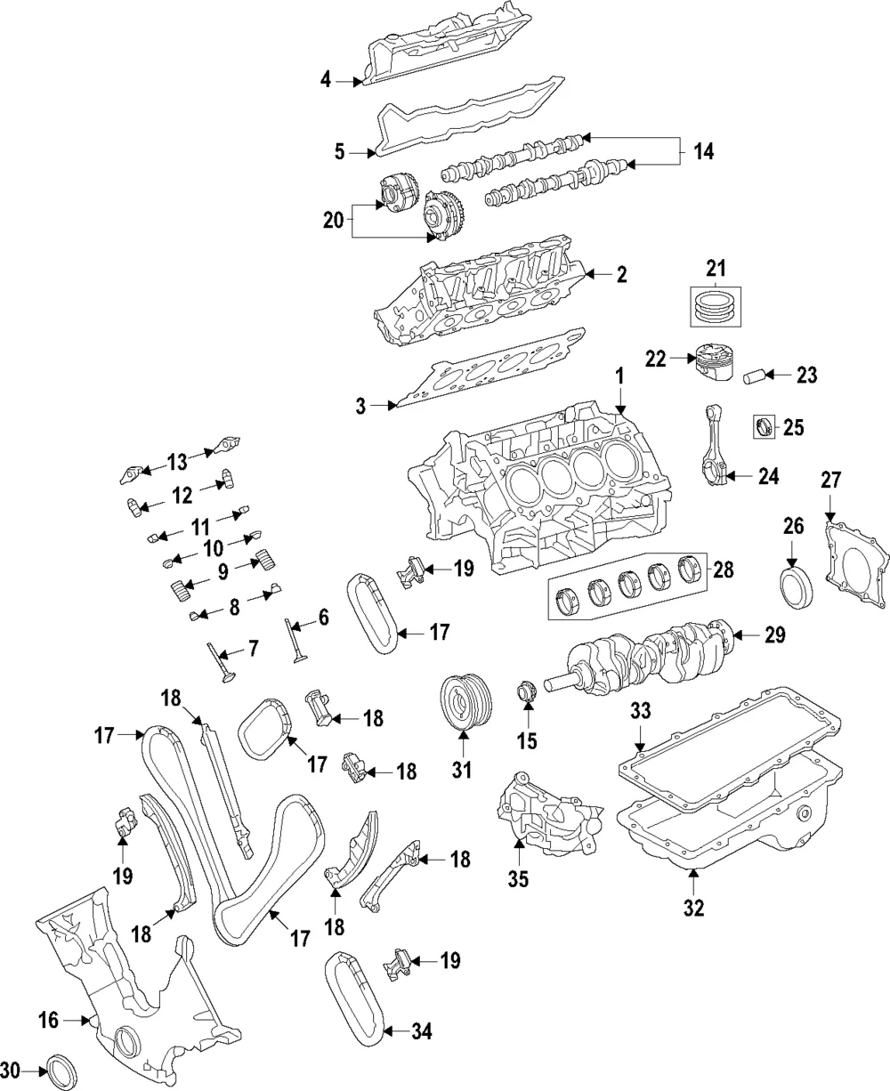 Engine Piston Ring - Ford (ml3z6148a) - view 2