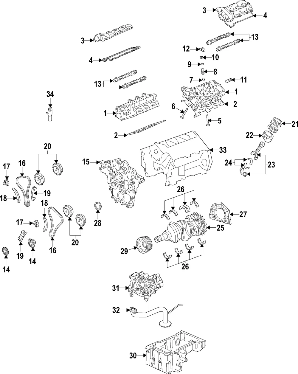 Engine Camshaft - Ford (ml3z6250a) - view 4