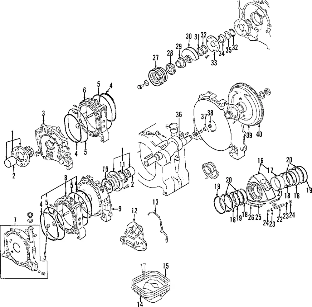 Crankshaft - Mazda (n3g111d00a)