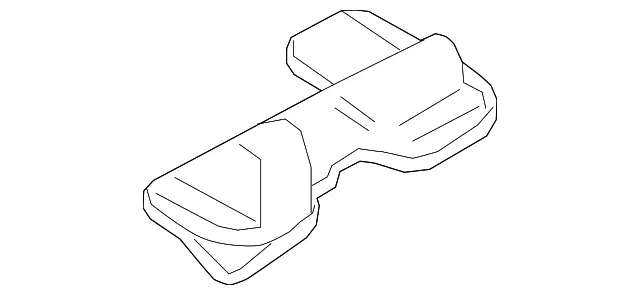 Engine Oil Pan Baffle - Mazda (n3h11040ya)